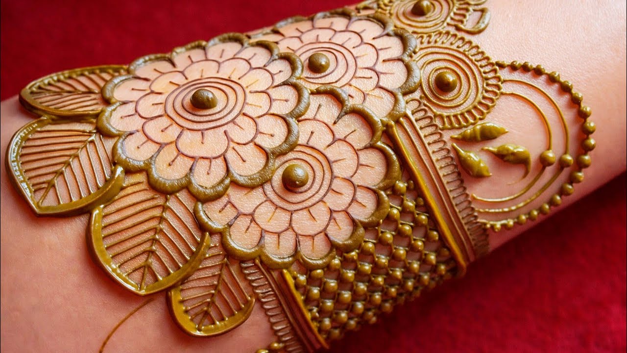 front hand mehndi design simple arabic | full hand mehndi designs | new mehndi design simple #henna