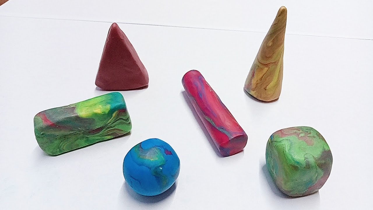 HOW TO MAKE 3D SHAPES WITH CLAY | 3-DIMENSIONAL ARTWORKS NA YARI SA MODELING CLAY | ARTS MODULE