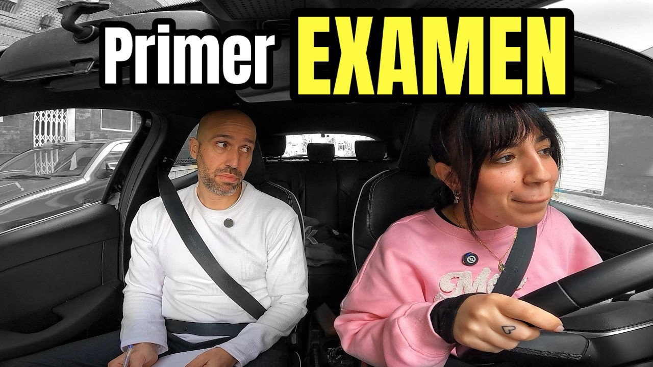 Su PRIMERA vez en el EXAMEN de CONDUCIR...¿APROBARA?