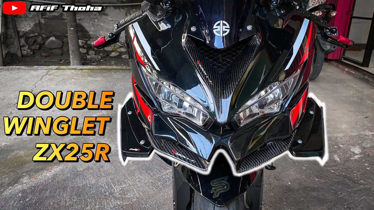 TUTORIAL PASANG DOUBLE WINGLET ZX25R‼️ AUTO SUPER GANTENG🔥 PROJECT ZENYA VOL - 14 #wingletzx25r