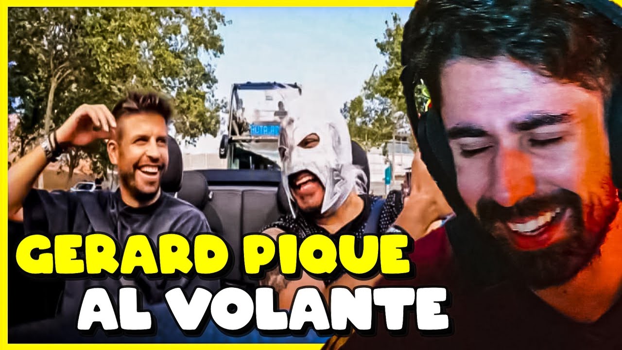 😂 Reaccionando a Gerard PIQUE al Volante con ESCORPIÓN DORADO 😂