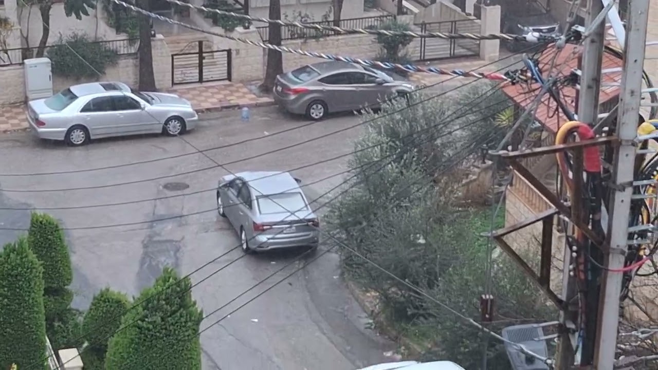 snowy day in Amman 13/1/2026