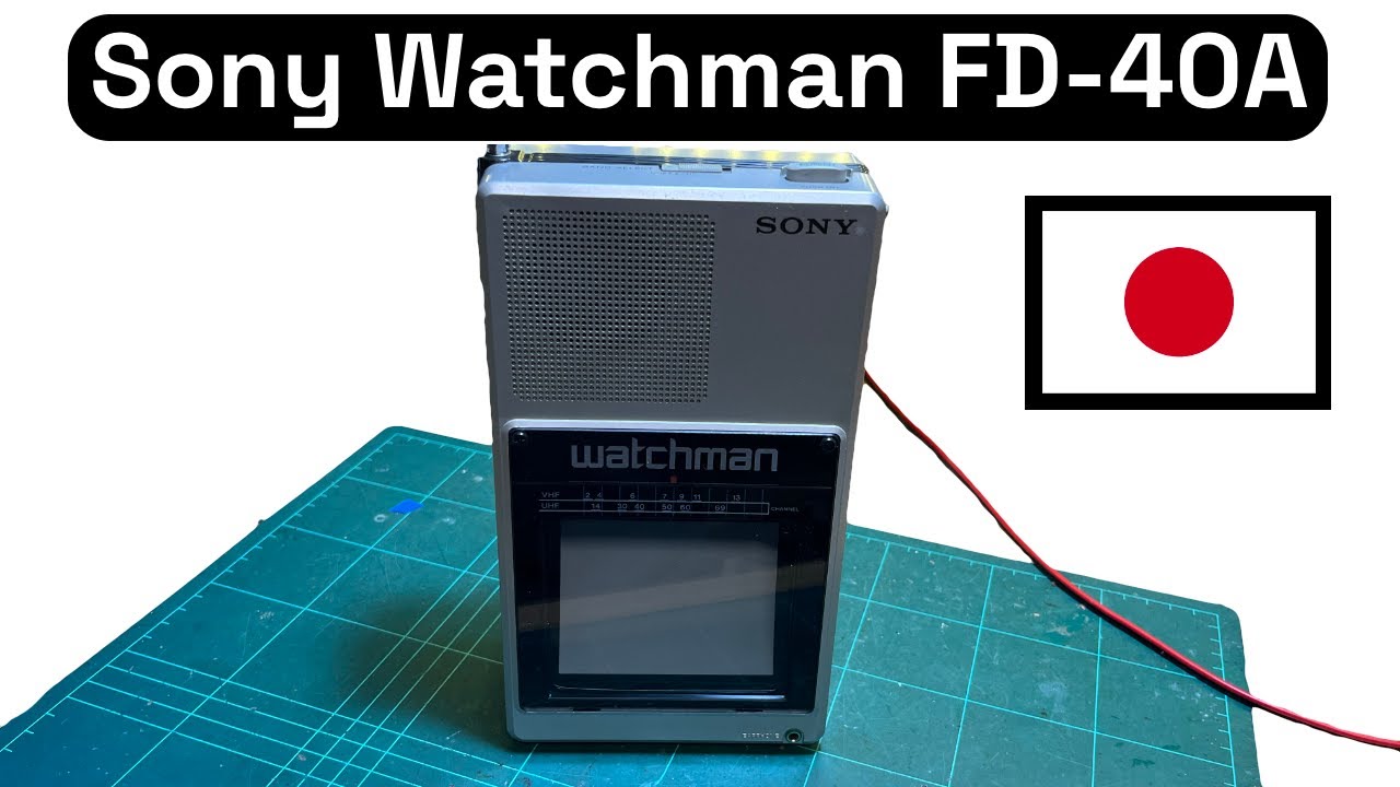 🇯🇵 Sony Watchman FD-40A Portable TV [TCE #0298]
