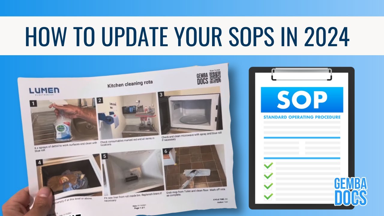 How to update your SOPs