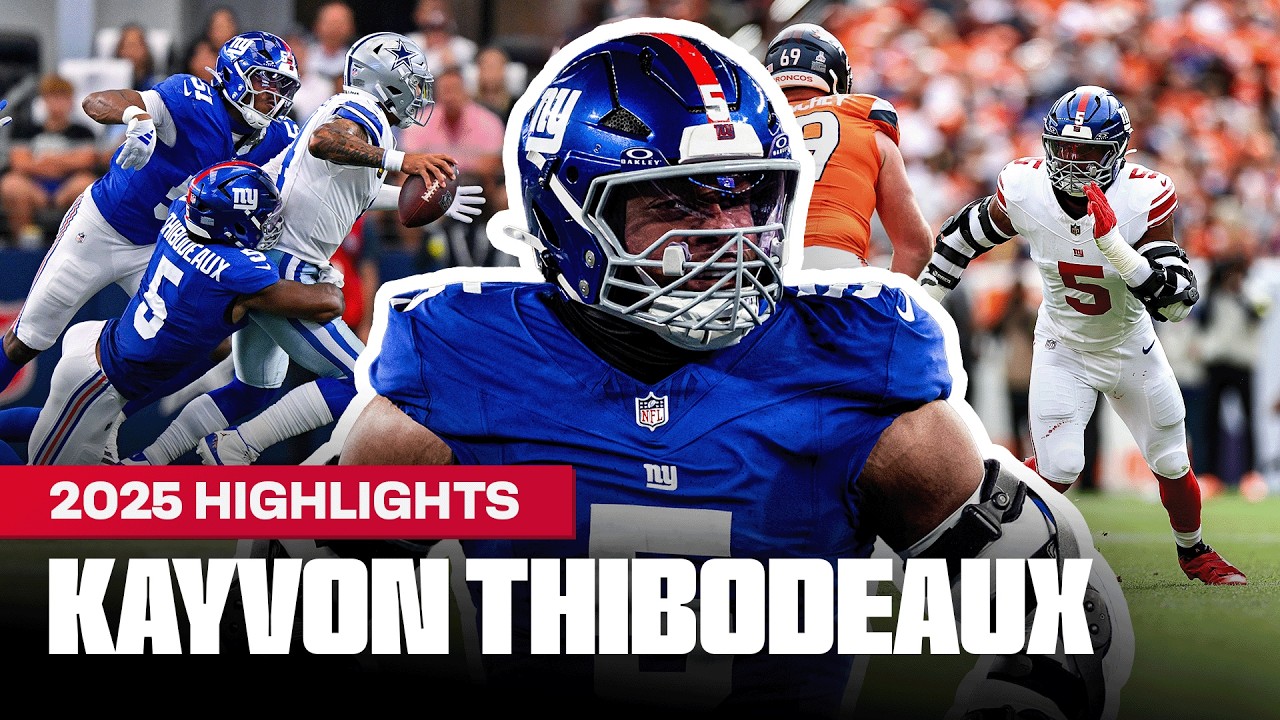 Kayvon Thibodeaux Top 2025 Season Highlights | New York Giants|
