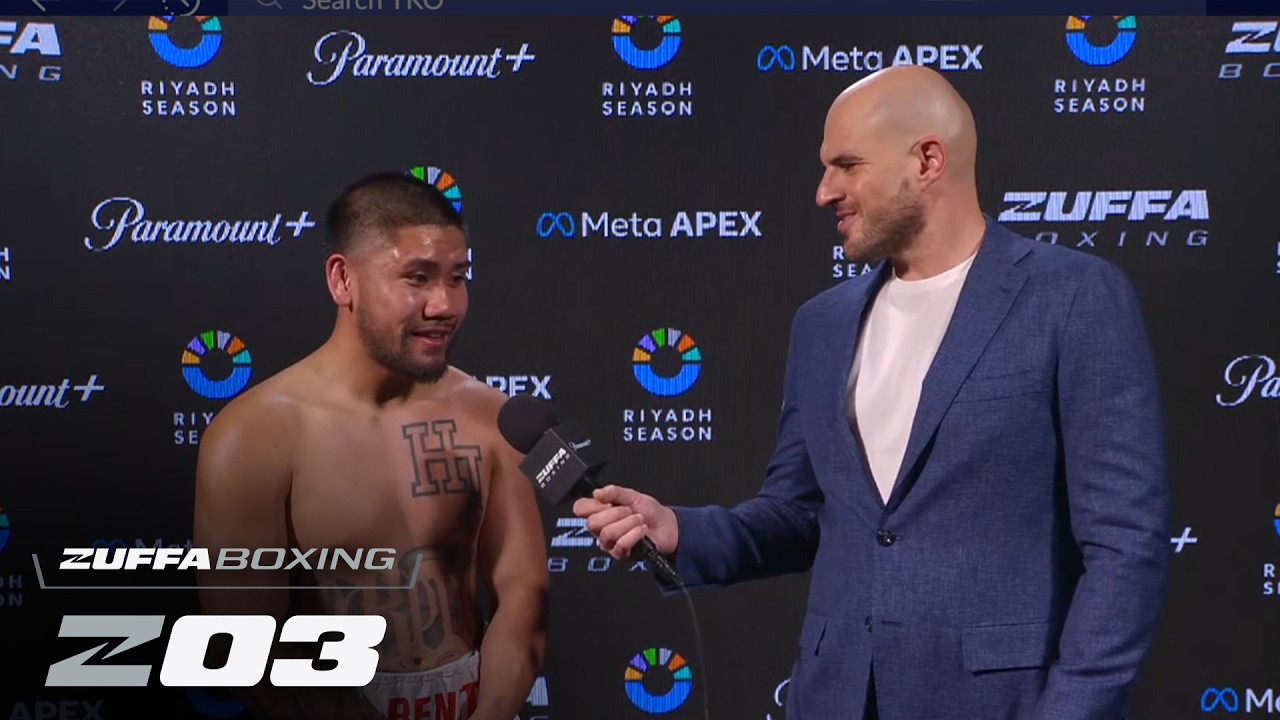 Jaybrio Pe Benito's post-victory interview: Zuffa Boxing 03, Feb. 15, 2026