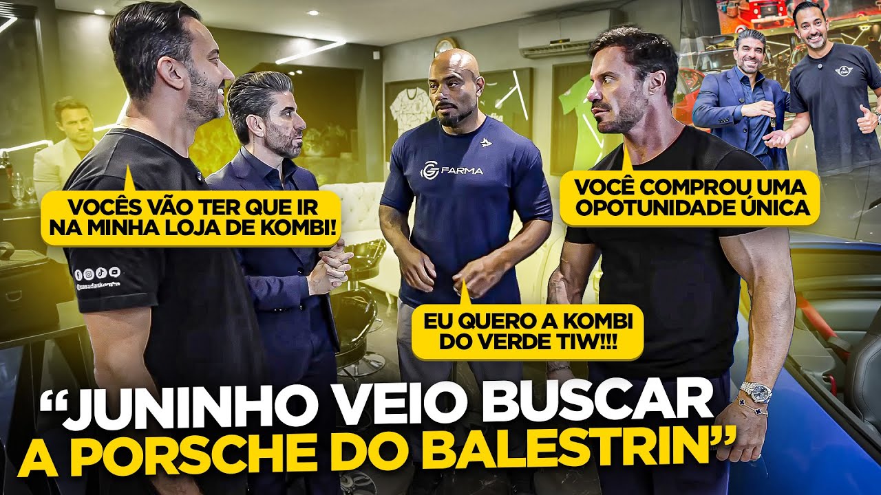BALESTRIN E CARIANI VIERAM FAZER A ENTREGA DA PORSCHE 911 