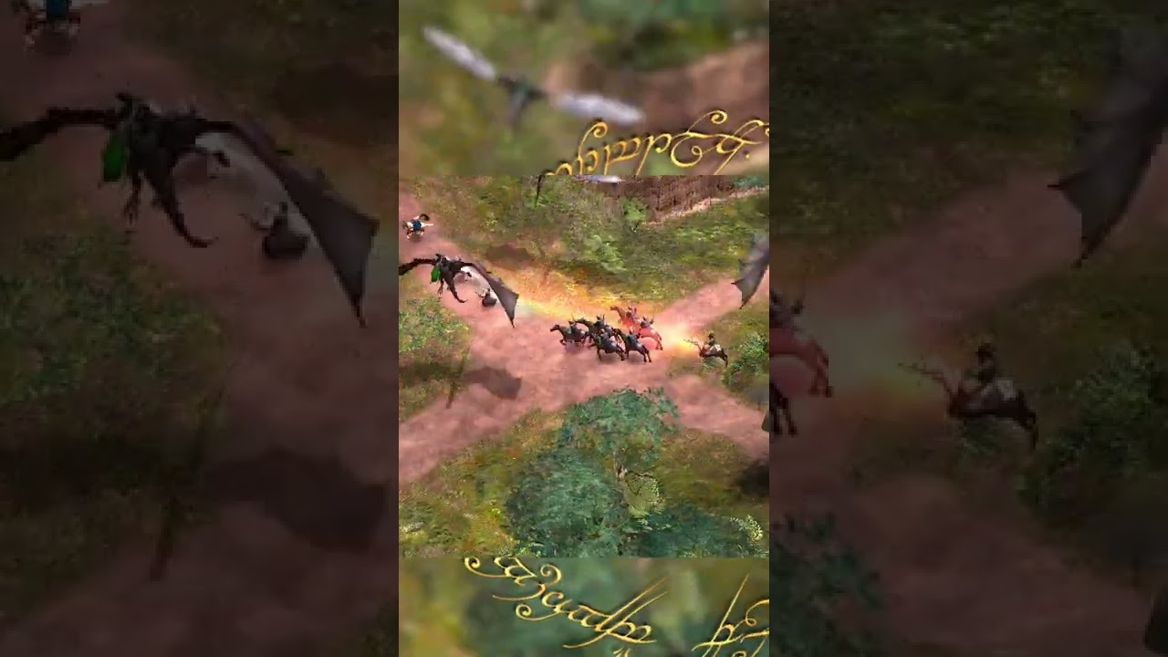 Gandalf VS the Black Riders #shorts
