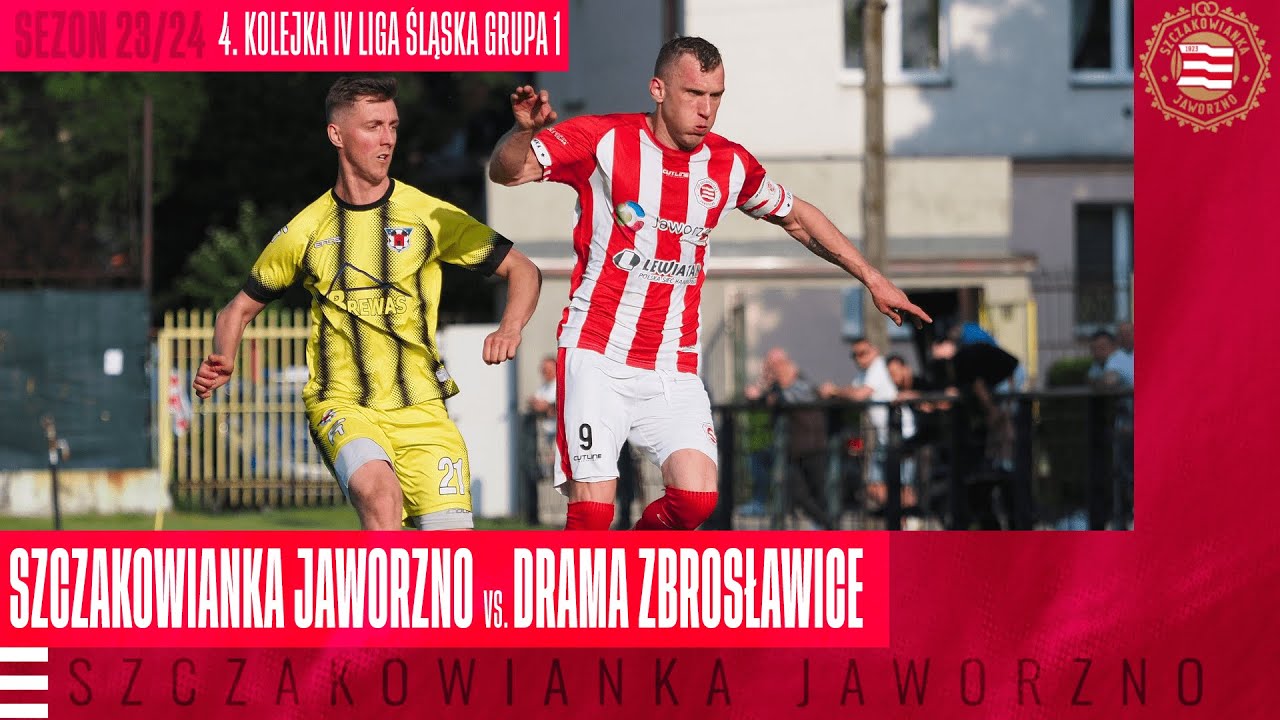 Szczakowianka Jaworzno - Drama Zbrosławice 2:1 (skrót spotkania)