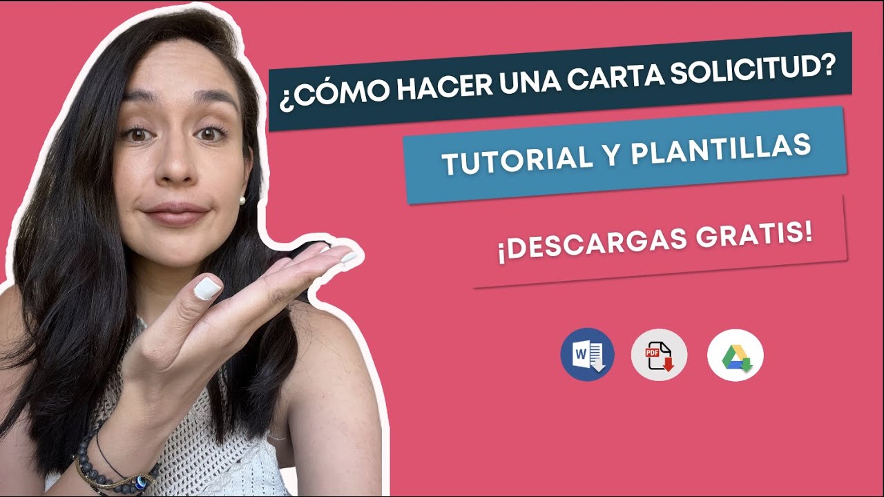 📝👉¿Cómo hacer una Carta Solicitud? - [Plantillas Gratis] 2023