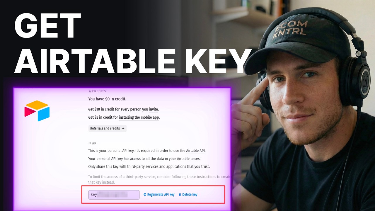 How To Get Airtable API Key (2026) | Developer Settings