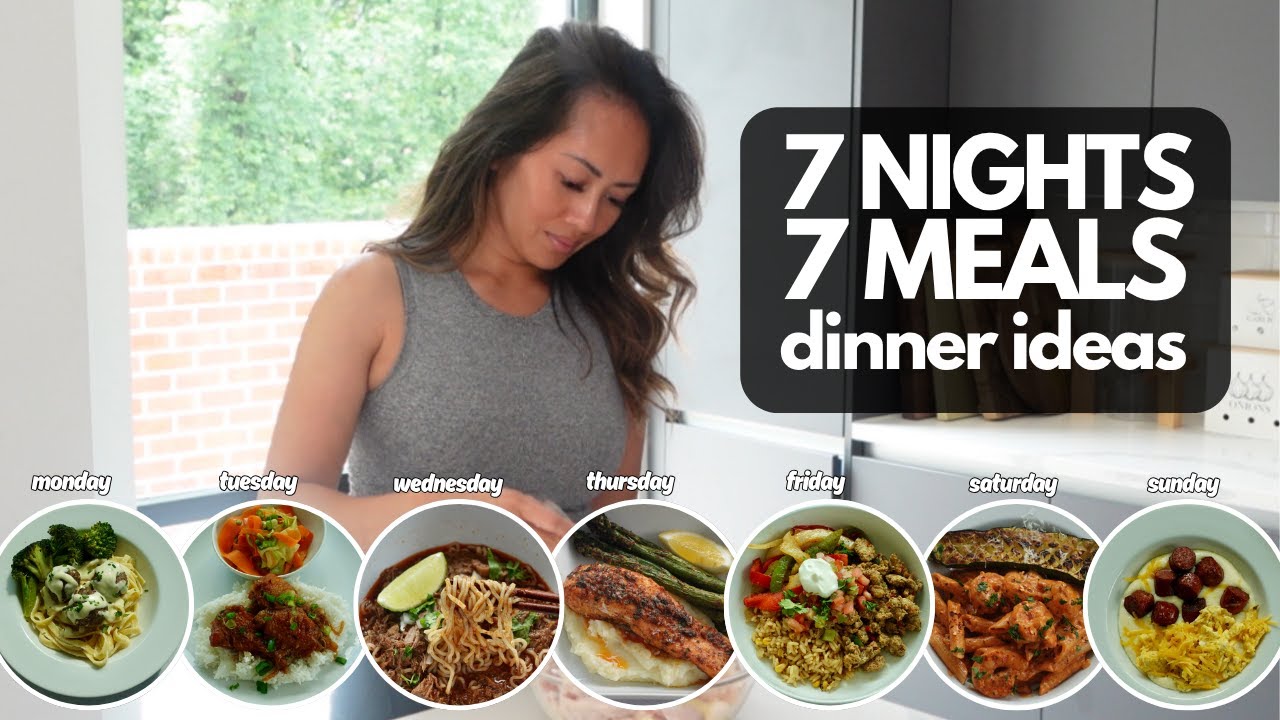 7 Nights 7 Meals Dinner Ideas | Week 1
