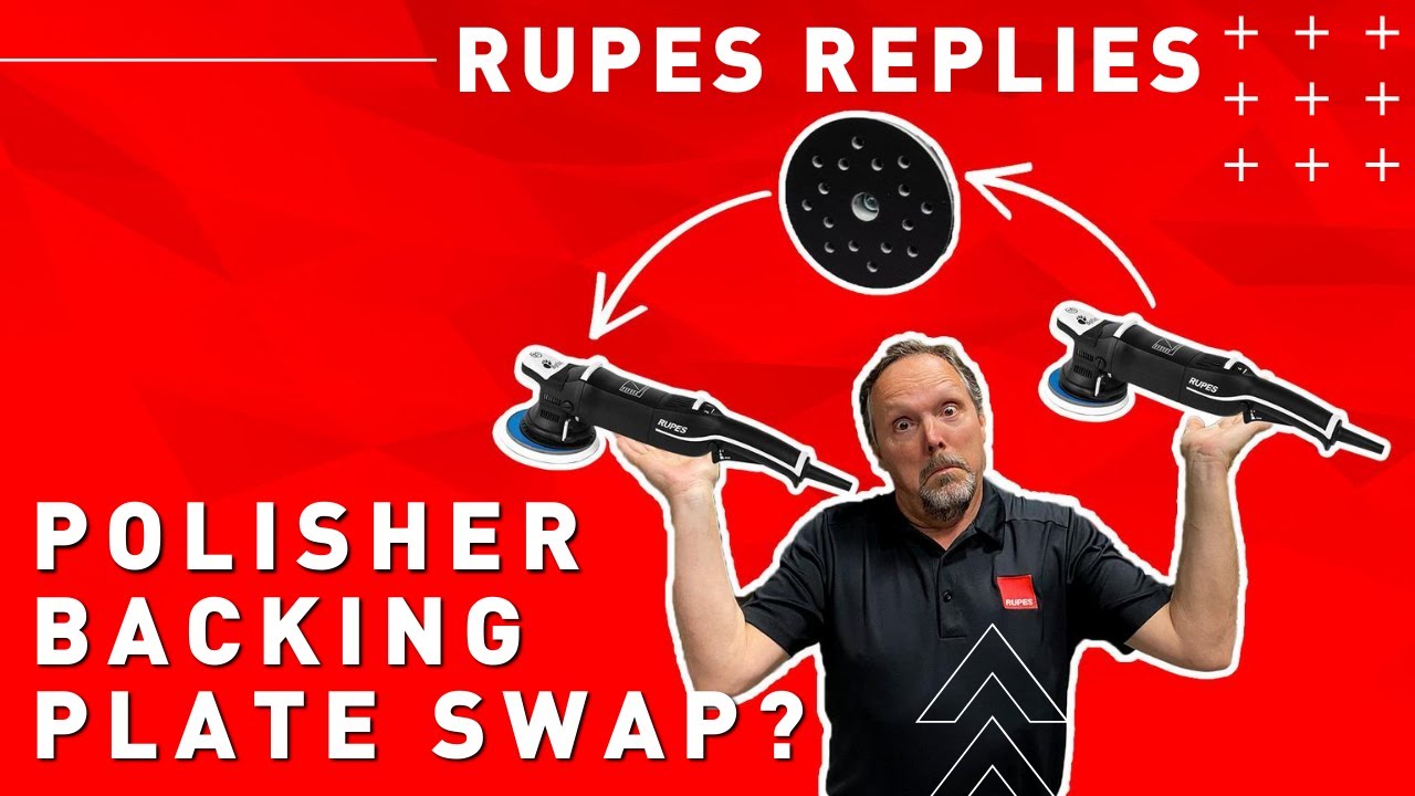 Is it OK to Change the Backing Plate on Your Polisher? [RUPES Replies Episode 013]