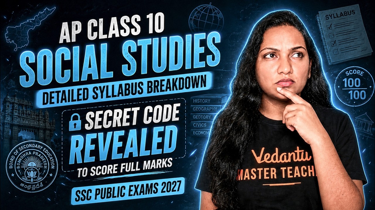 AP Class 10 Social Studies 🔥 | Syllabus Breakdown + Full Marks Strategy 💯 | SSC 2027 | Sharon Ma'am