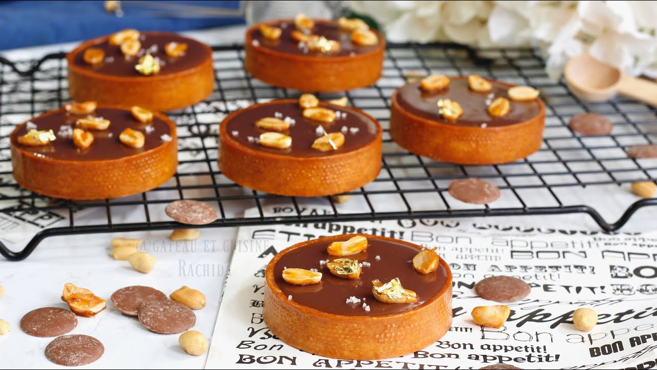 🍫Tartes au Chocolat Caramel et Cacahuètes façon Snickers 🍫