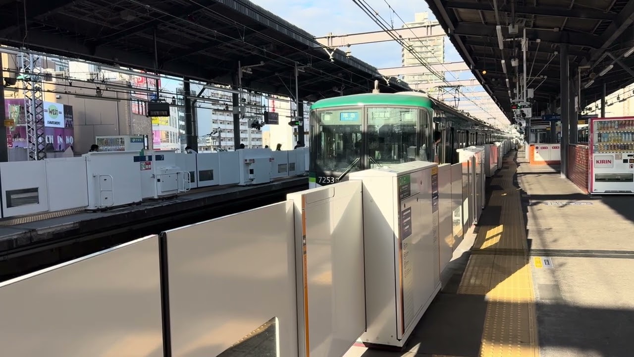 準急と普通の緩急接続&同時発車！京阪7200系準急淀屋橋行き&4両編成での運行！13000系普通中之島行き守口市発車