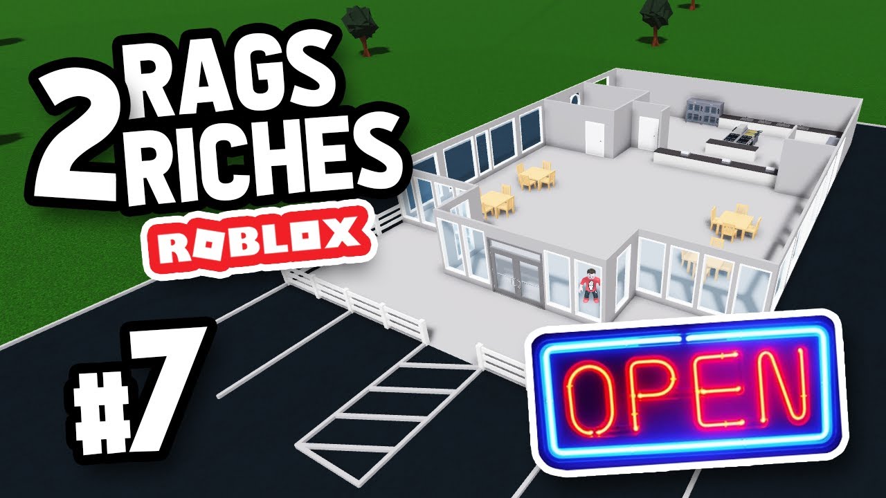 OPENING MY FAST FOOD RESTAURANT - Bloxburg Rags 2 Riches #7