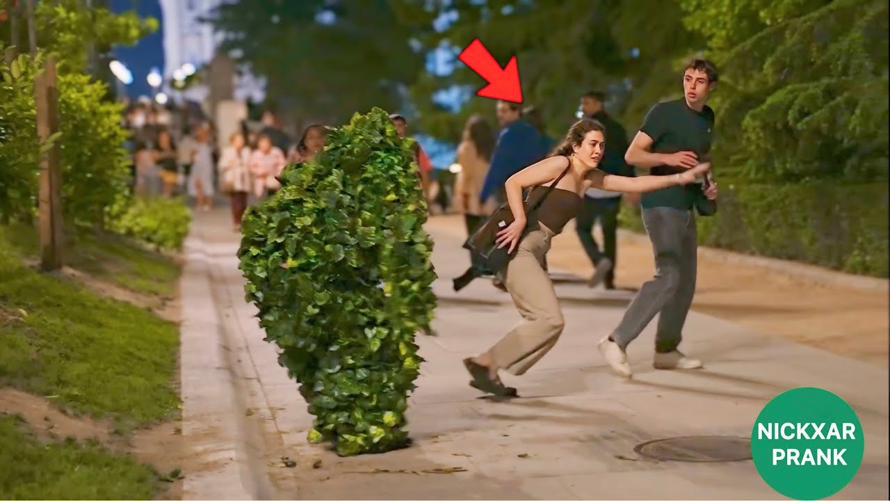 This Moving Bush Prank Had People Running 
