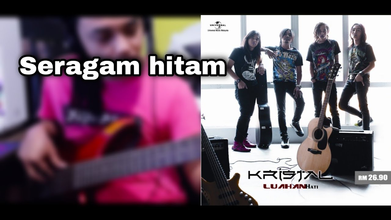 KRISTAL - SERAGAM HITAM BASS COVER
