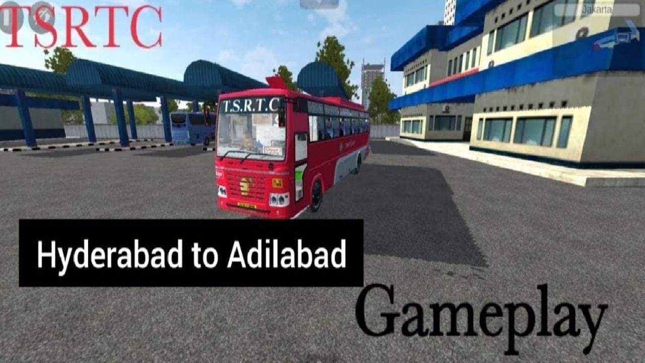 🎥 TSRTC Super Luxury Bus Mod Gameplay | @ExpressGameplay | Bus Simulator Indonesia 🚌🔥
