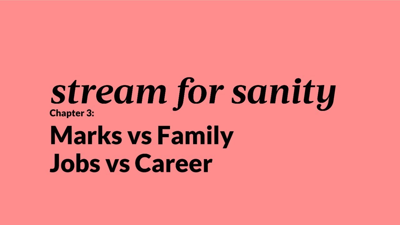 🔴 Stream For Sanity with Neville Shah | Chapter 3: Marks, Careers, Family | #MentalHealth