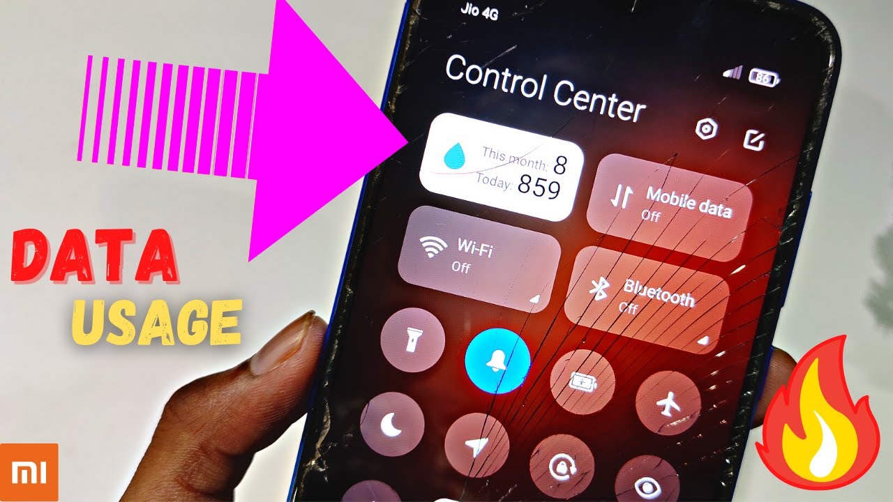 How to See Data Usage in MIUI 12 | Enable Daily Data Usage in Mi Control Center MIUI12 😮😮