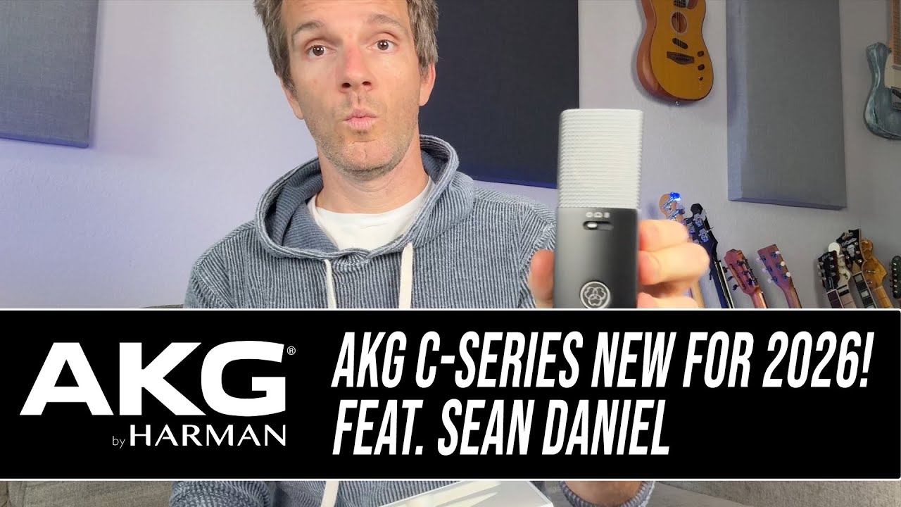 Демонстрация новых наушников AKG C-Series 2026 года в прямом эфире, выпуск 4 с Шоном Дэниелом.