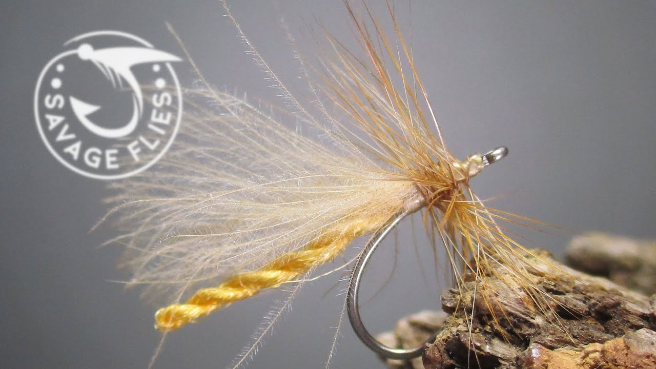 Tying Jeff's Furled Sally (extended body technique)