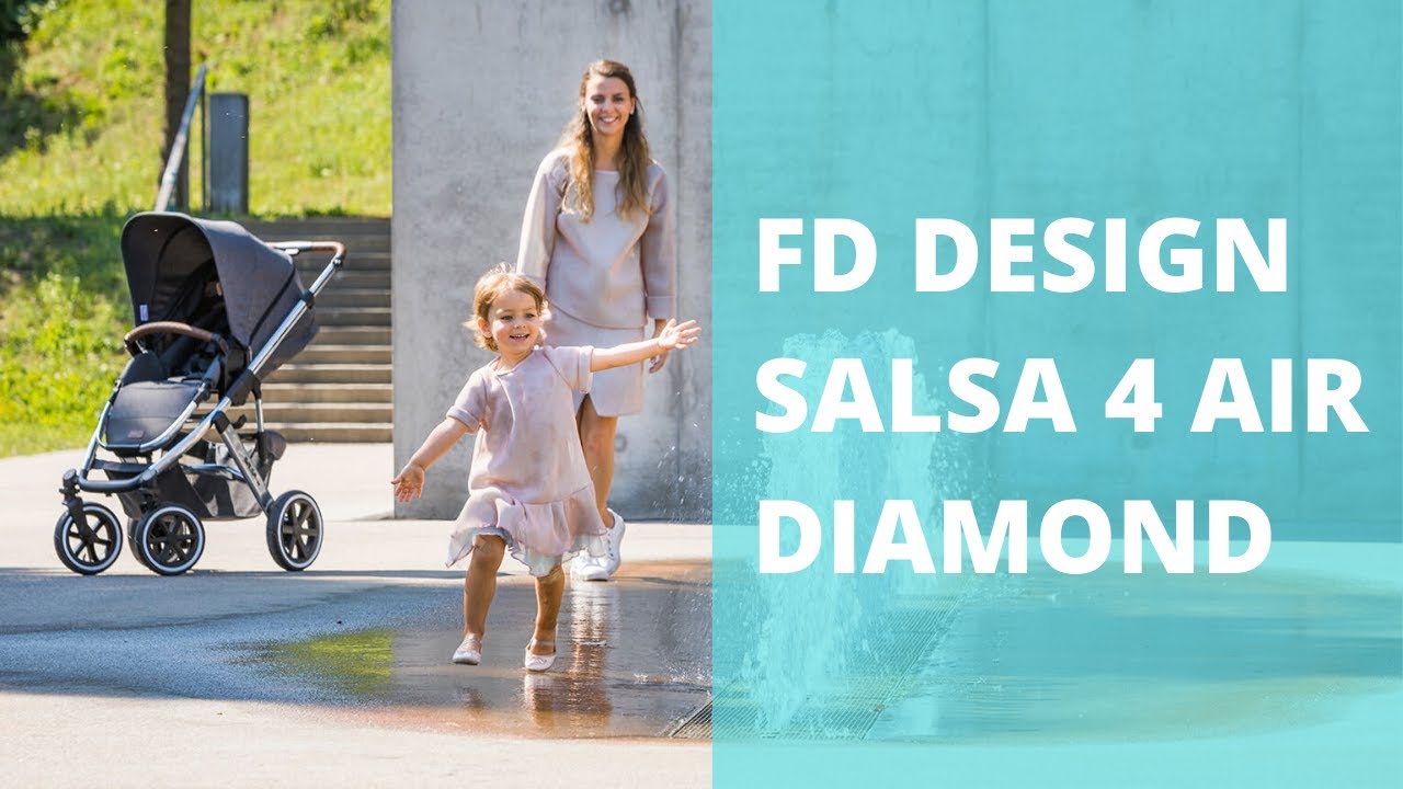 Обзор шикарной коляски - FD Design Salsa 4 Air Diamond