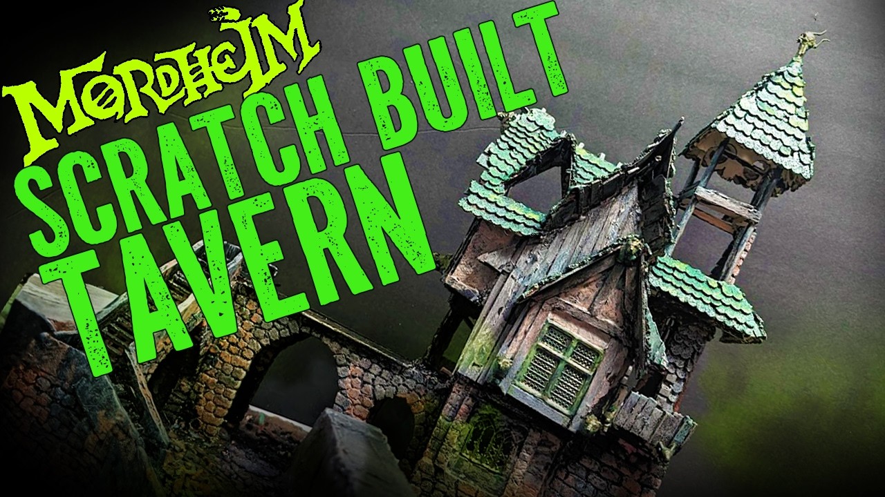 Scratch Build an EPIC Miniature TAVERN for Mordheim
