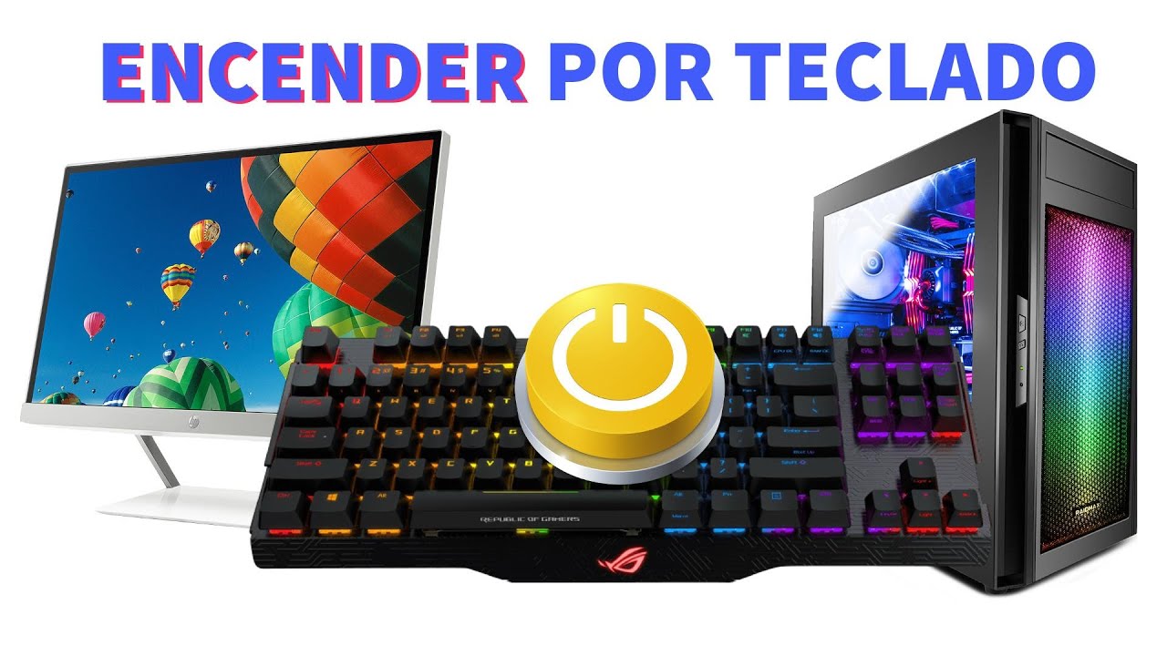 Como Encender la PC por el Teclado o por Mouse │Configura Tu Computadora para Encender con Una Tecla