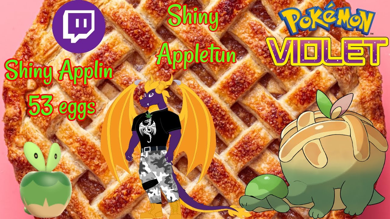 Shiny Applin 53 Eggs Pok&eacute;mon Scarlet Violet - Shiny Appletun