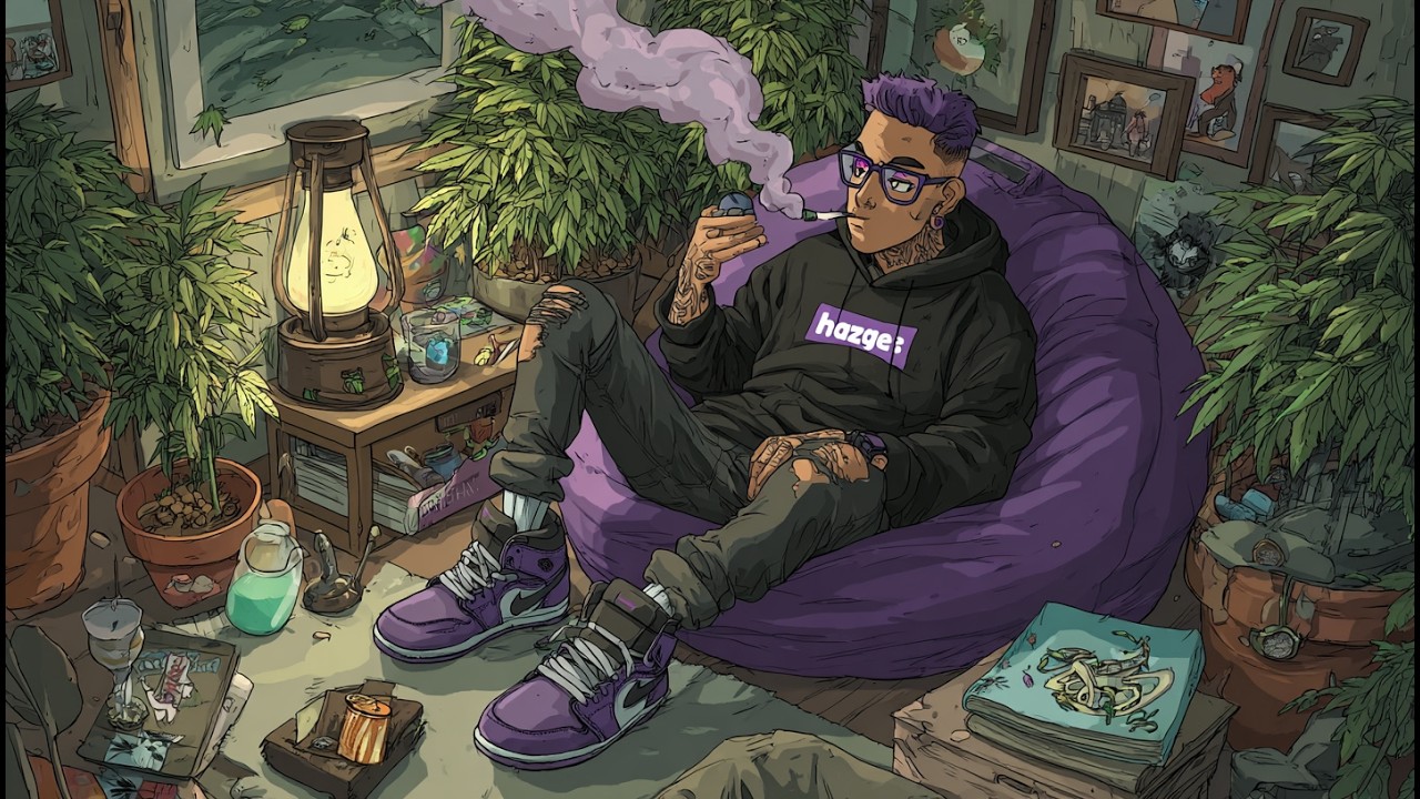 Dreamy Couch Smoke Vibes 🌿 | Slow Bluesy Rap • Deep Bass • Calm Escape