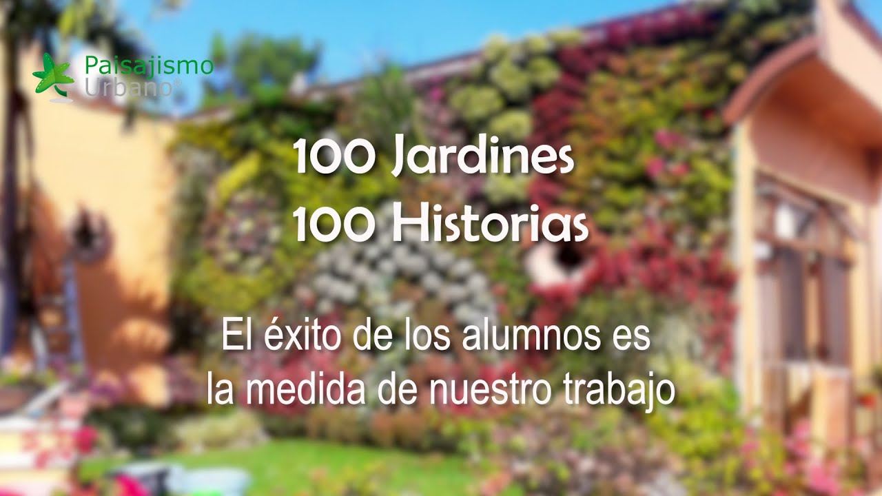 100 JARDINES VERTICALES REALIZADOS POR NUESTROS ALUMNOS. IGNACIO SOLANO. PAISAJISMO URBANO
