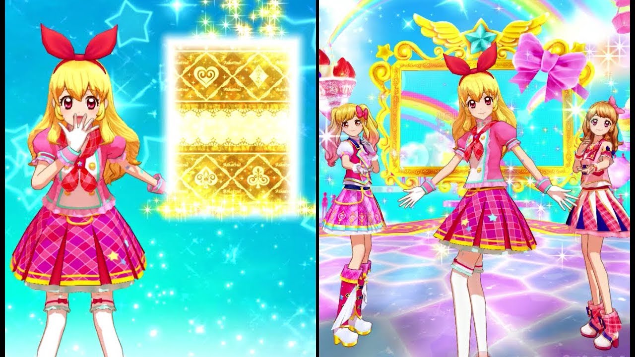 アイカツスターズ！星宮いちご&あかり&ゆめでMUSIC of DREAM!!!・むずかしい（3人ユニット）・ピンクトルテコーデ，ピンクパレード，ピンクマーチング　※アンコール発生