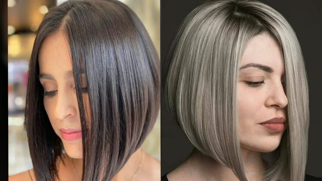 Top 40 Aline Bob Haircuts With Straight Hair For 40+ Women Trending in 2022