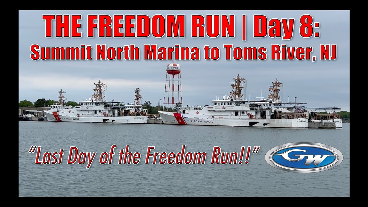 The #FreedomRun | Day 8!!  Final Stage of the trip from Marco Island to Toms River in a #GradyWhite!
