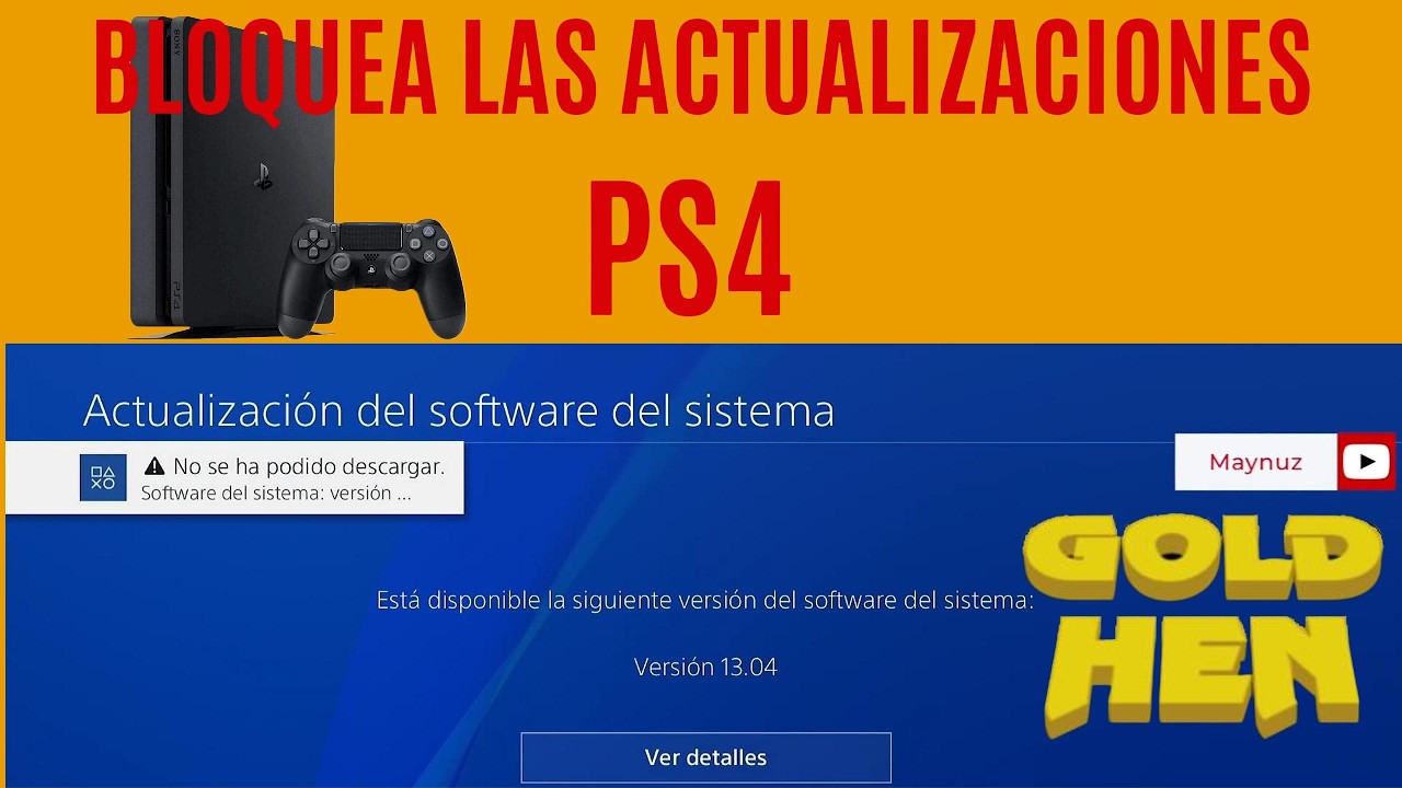 ❌ BLOQUEA ACTUALIZACIONES: JUEGOS , SOFTWARE Y  APLICACIONES 100% Funcional.✅ #ps4goldhen