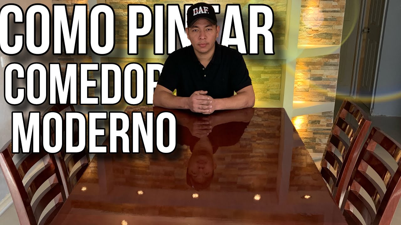 COMO BARNIZAR COMEDOR DE MADERA *Bien explicado*