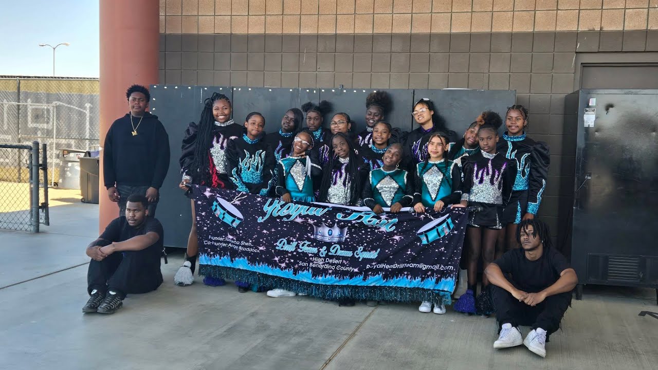 Royal Heat performs for #2025 Seniors Black Grad Stadium Ceremony ❤️‍🔥🎓🏟