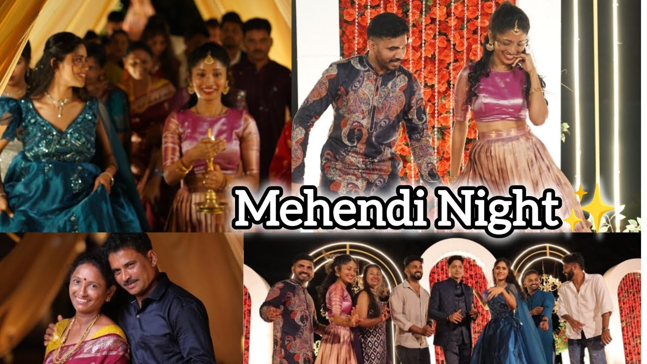ನನ್ನ ತಂಗಿ ಮೆಹಂದಿ✨ | Beachside Mehendi vibes… dance, masti, memories! 💚🌙🔥 |LifeOfLacchu