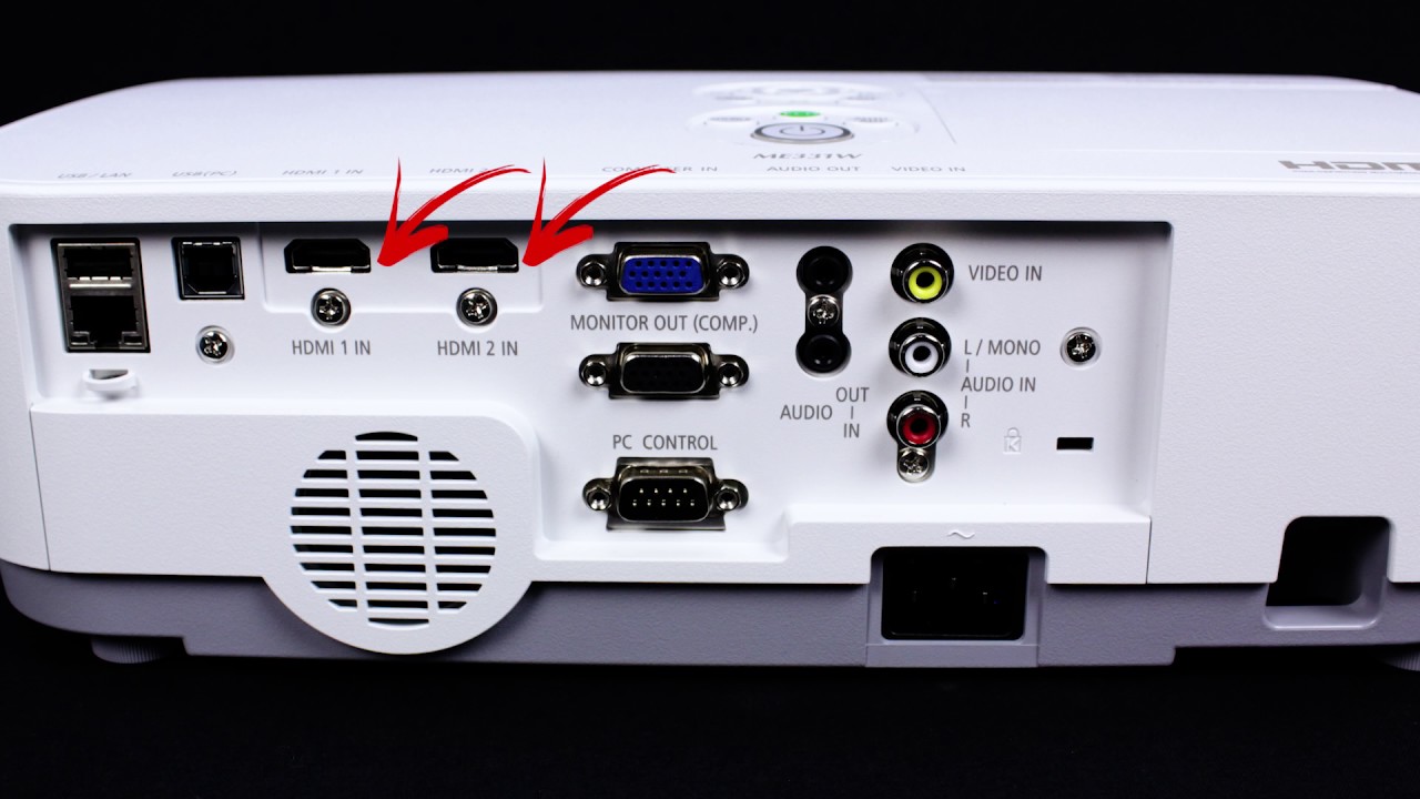 NEC NP-ME331W Hardware Tour presented by Projector Reviews TV