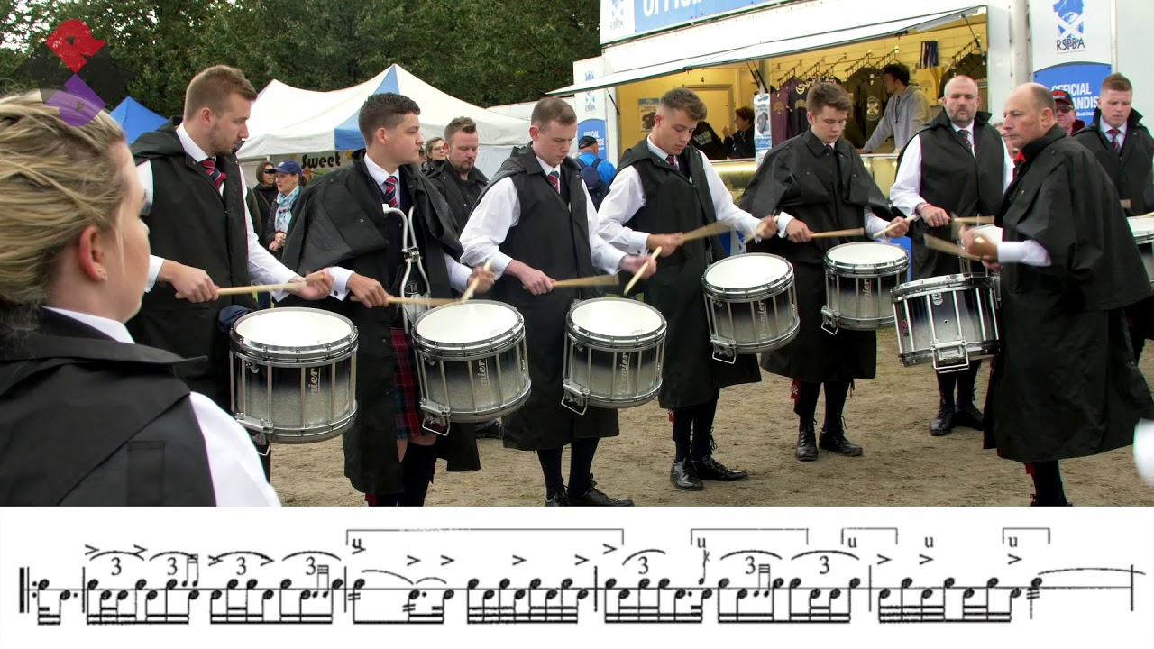 Fife Police Pipe Band Drum Corps MSR World Pipe Band Championships 2018