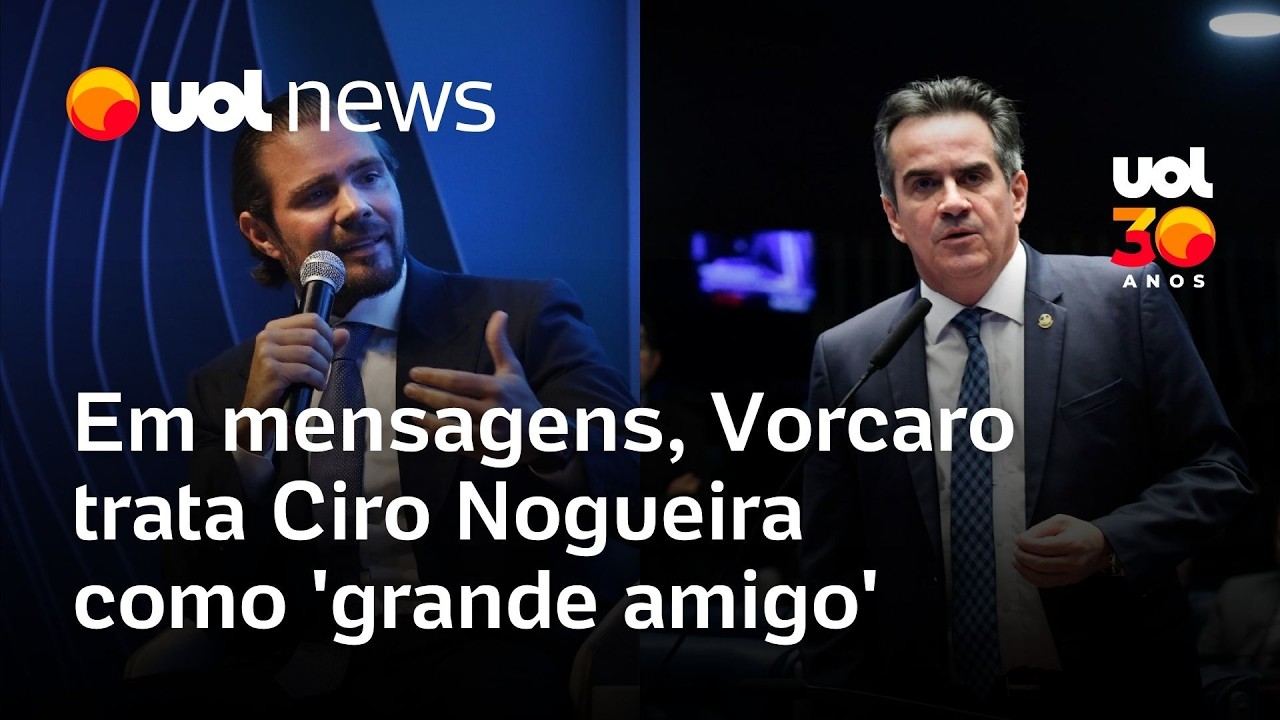 Em mensagens, Vorcaro trata Ciro Nogueira como 'grande amigo' e celebra emenda favorável ao Master