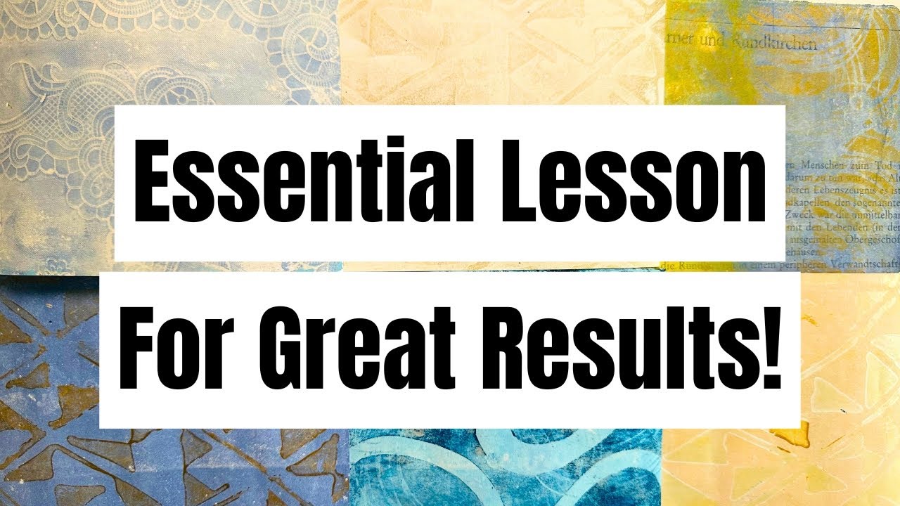 Master Gel Plate Printing: Essential Lesson for Great Results!