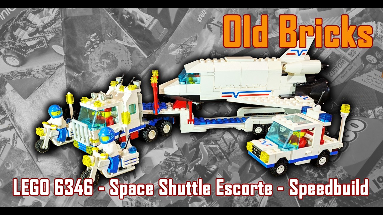 Lego 6346 - Space Shuttle Escorte - Shuttle Launching Crew - 1992 - Speedbuild | Old Bricks