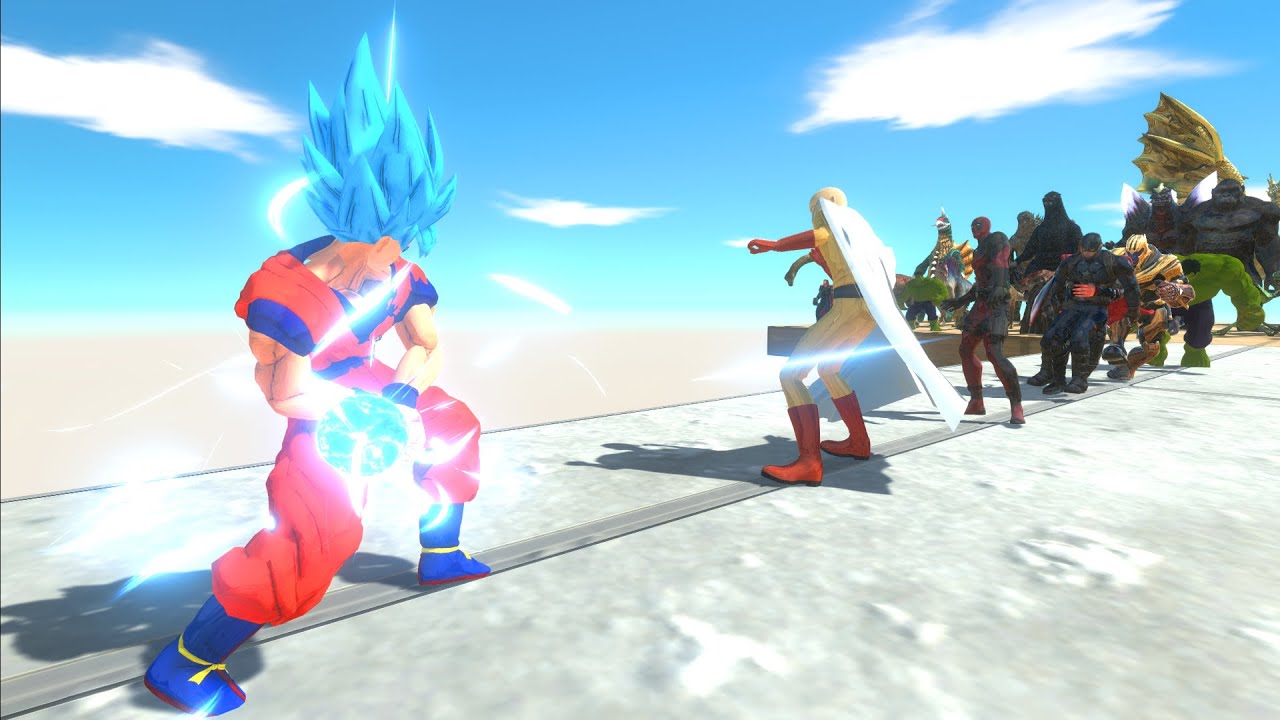 Who Can Withstand Goku's Kamehameha - Animal Revolt Battle Simulator