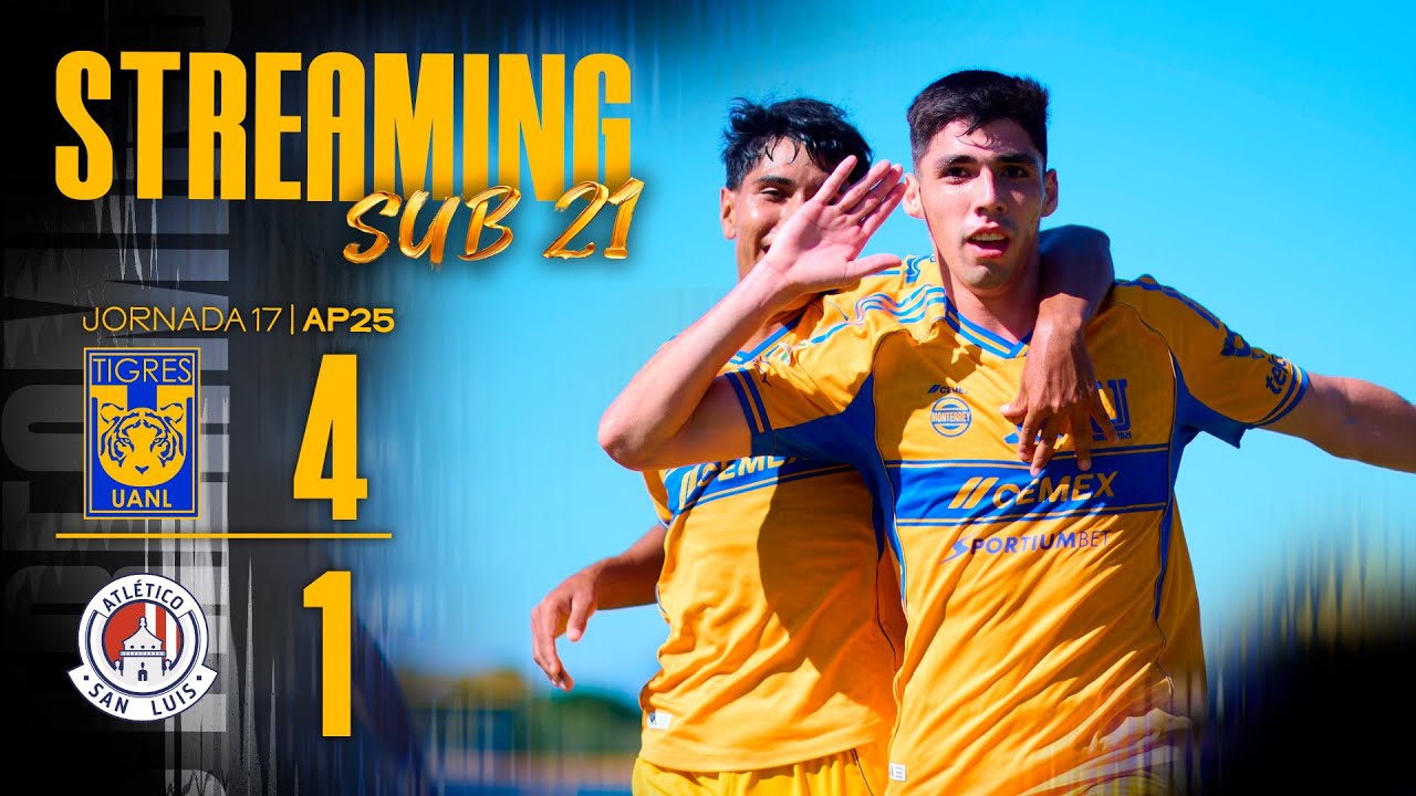Tigres vs. Atl. San Luis Sub 21 | J17 | Apertura 2025