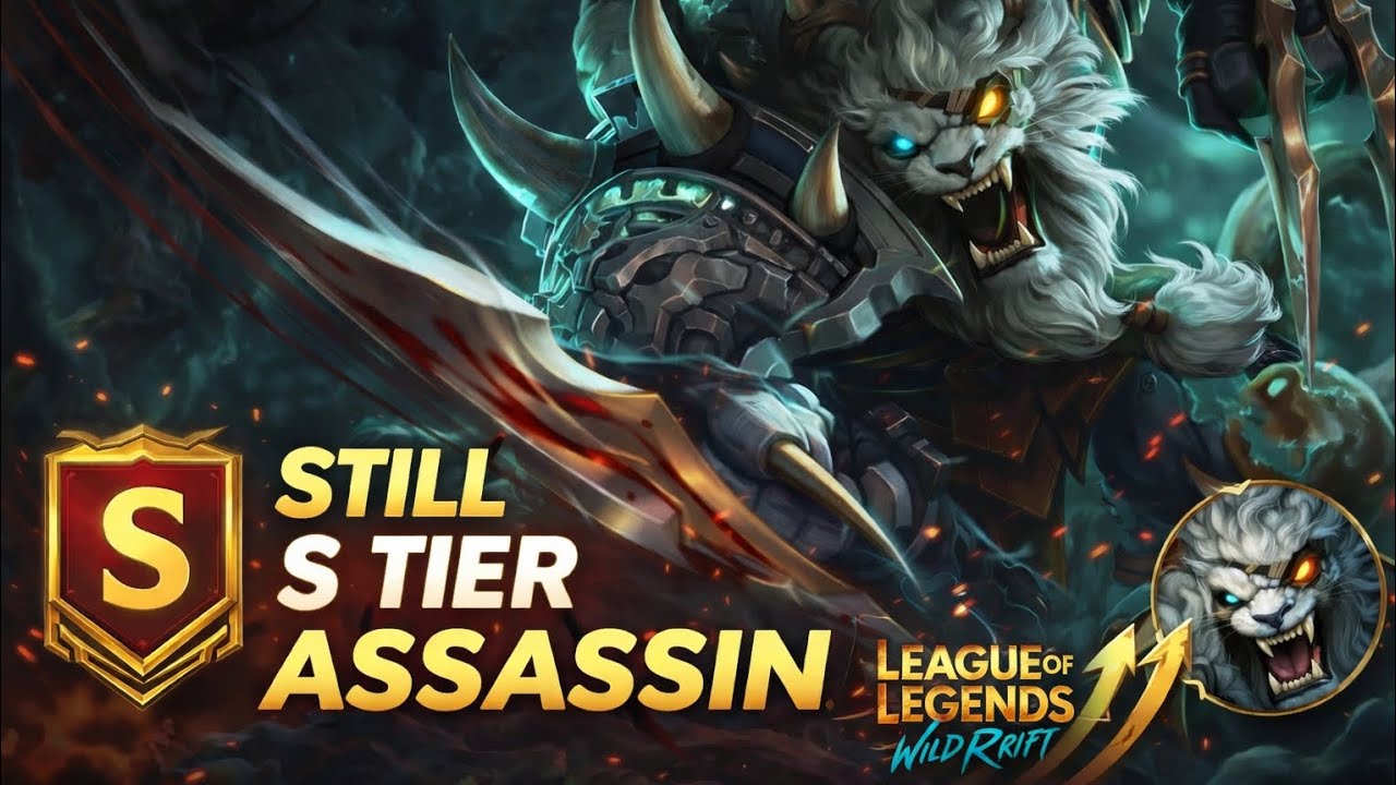 Rengar is STILL an S TIER ASSASSIN in wild rift (wild rift rengar gameplay)