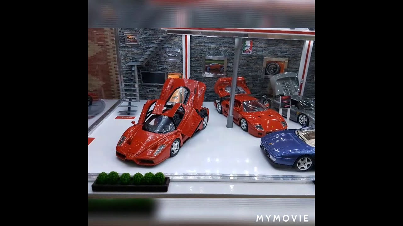 Ferrari showroom 1/18 scale Diorama large  build